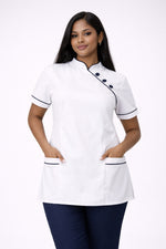 Load image into Gallery viewer, Chinese Collar Tunic- 3 BUTTON