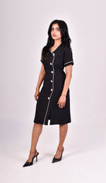 Load image into Gallery viewer, Line Button Dress