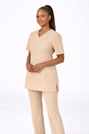 Accent Tunic- CONTRAST POCKET