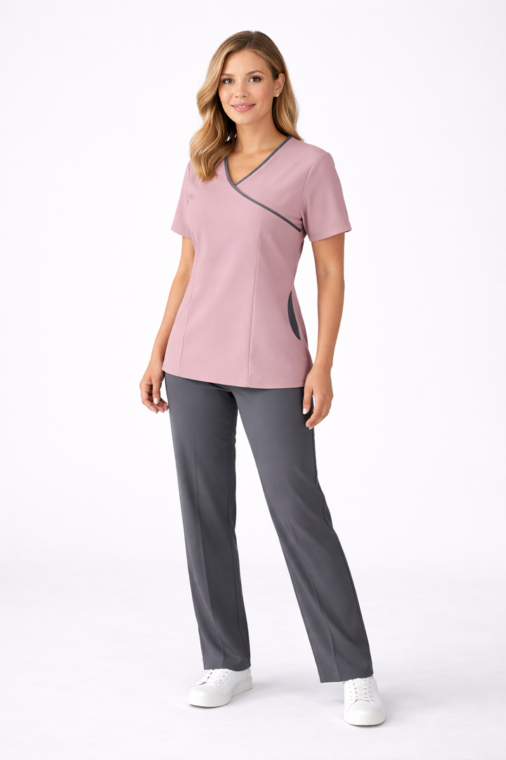 Accent Tunic- CONTRAST POCKET