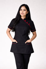 Load image into Gallery viewer, Chinese Collar Tunic- 3 BUTTON