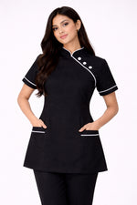 Load image into Gallery viewer, Chinese Collar Tunic- 3 BUTTON