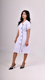 Load image into Gallery viewer, Line Button Dress