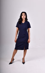 Load image into Gallery viewer, Line Button Dress