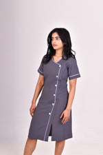 Load image into Gallery viewer, Line Button Dress