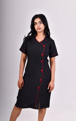 Load image into Gallery viewer, Line Button Dress