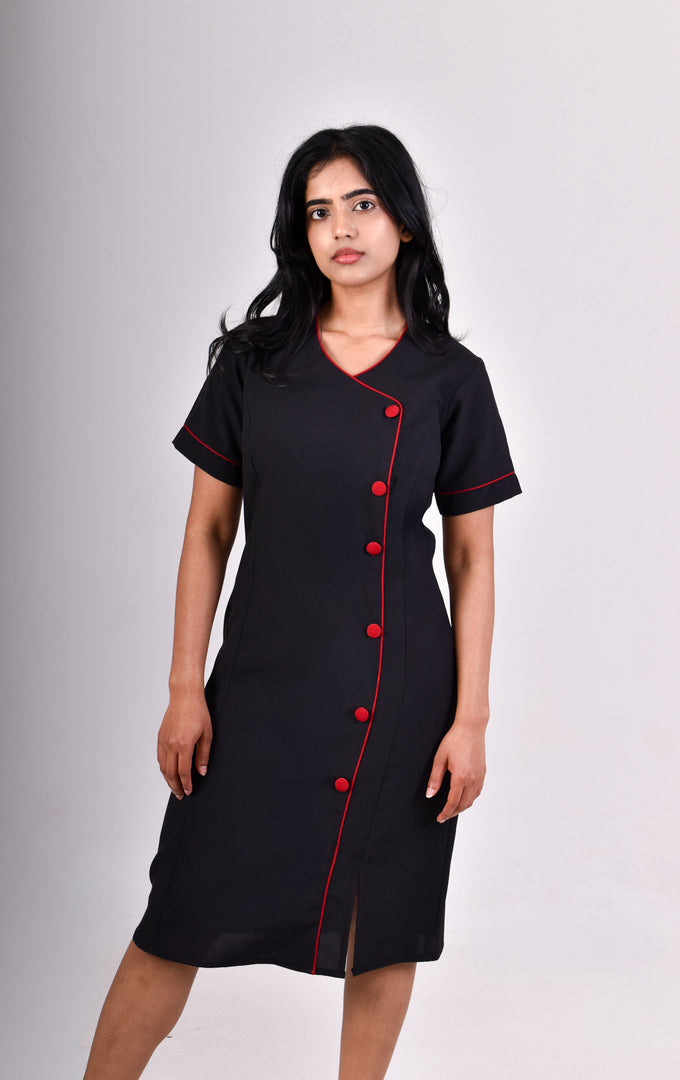 Line Button Dress