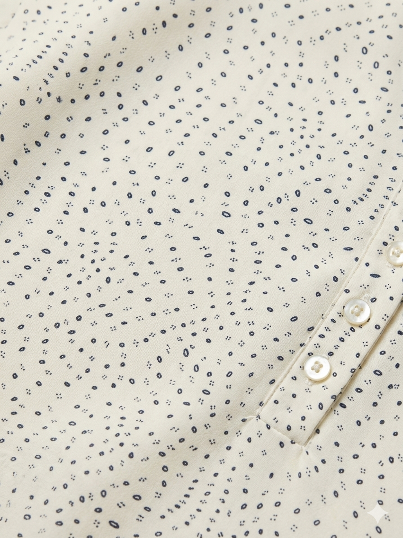 Mandarin Henley Blouse