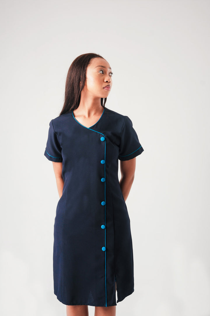 Line Button Dress