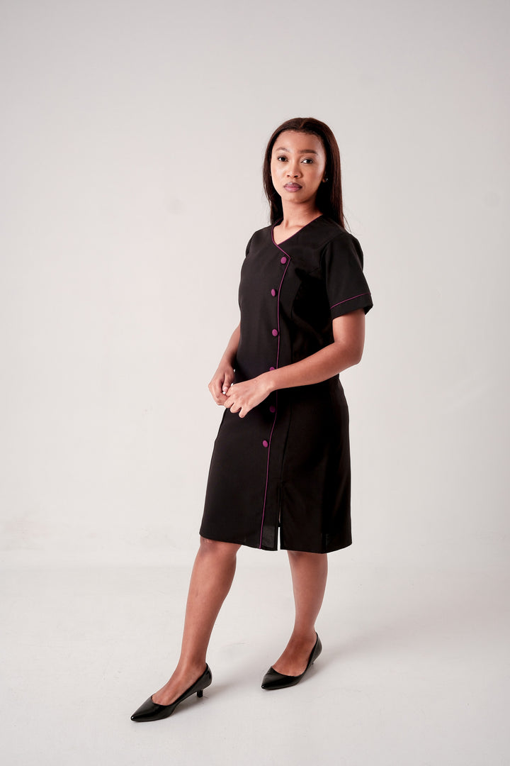 Line Button Dress