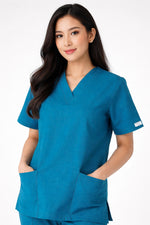 Load image into Gallery viewer, Unisex Scrub Top- STANDARD